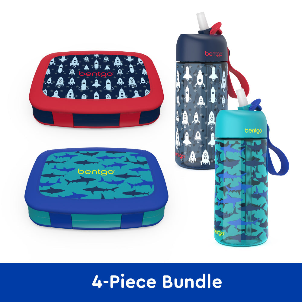 bentgo-kids-prints-lunch-boxes-and-water-bottles-r7 bentgo-lunch-box-bottle-bundle-rocket-shark-1.jpg